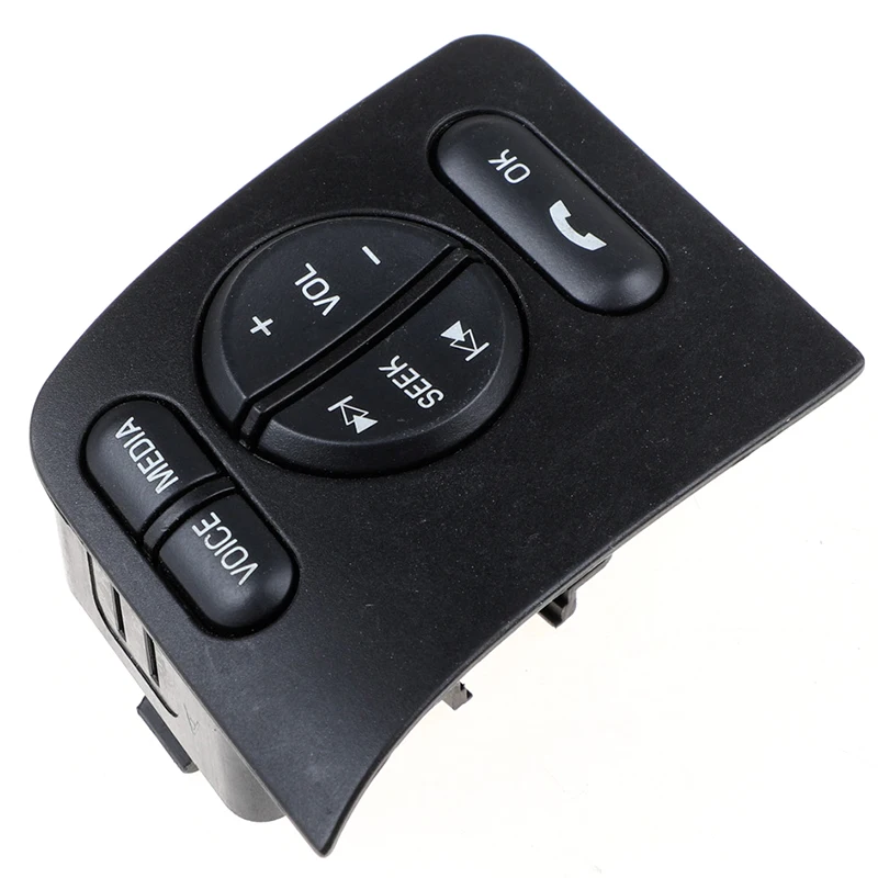 Steering Wheel Volume Seek Voice Media Switch Button 8L2T-9E740-CAW 8L2T9E740CAW BL2T-9E740-CAW For Ford Expedition 2009-2014