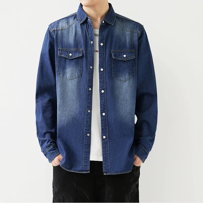 Wrangler Denim Shirt Slim Fit City Western, $62 | Asos | Lookastic