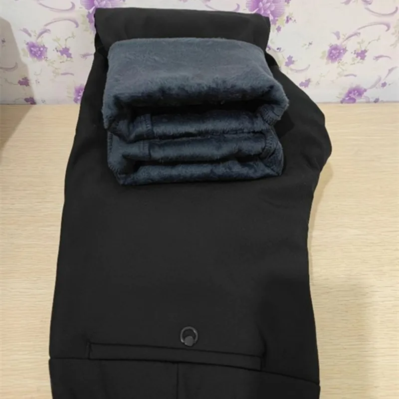 Korea Golf Pants Men's Winter High-quality Villus Thicken Keep Warm Cargo Pants Golf Trousers Elasticity Casual Sport pant 골프웨어