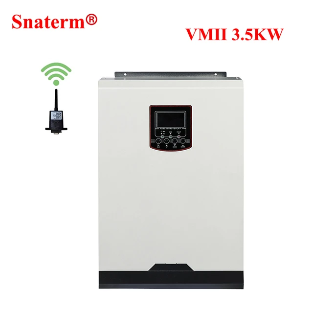 3500W 3,5 KW MPPT Hybrid Inverter mit Gebaut-in 100A 24V Solar Laderegler  230V Off-Grid Reine Sinus-wechselrichter mit WIFI - AliExpress