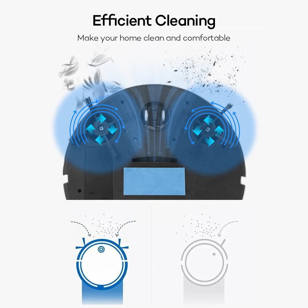 Xiaomi Five-in-one Smart Sweeping Robot Ultra-quiet Remote Control Vacuum Cleaner Wireless Mopping Machine for Home Use