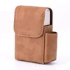 Multifunction Fashionable Leather Cigarette Case Boxed Cigarette Case Pocket Pouch Cigar Hold 20 Cigarettes Portable Cigarette 3
