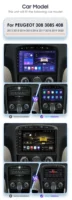 Auto radio za Peugeot 408 308 308SW Car Multimedia Player Navi GPS 2din Autoradio 360Camera DSP No DVD 2