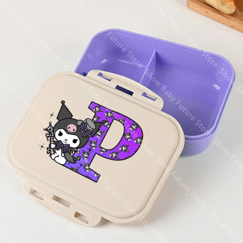 Large Insulated Cartoon Bento Lunch Box for Kids - Cute & Portable