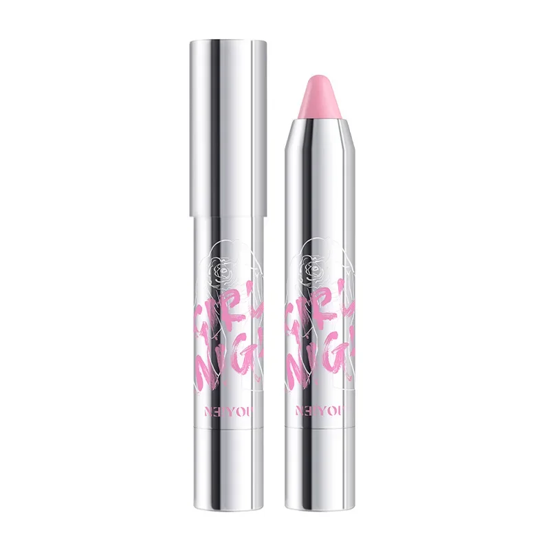 NEIYOU Blush Stick Expansion Shrink Color Purple Stick Blush Eyeshadow 2-In-1 Single Highlighter Female Blush Balm Cosmetics 2