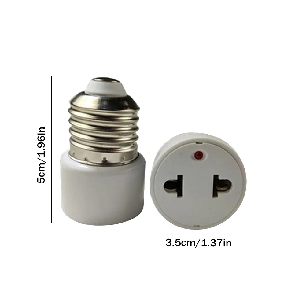 Outlet 220V E27 ABS White Connector Accessories US/EU Plug Screw Bulb Base Adapter E27 To Socket Lamp Holder Converter lamp holder,lamp bulb holder,socket converter,lamp base,lamp socket adapter