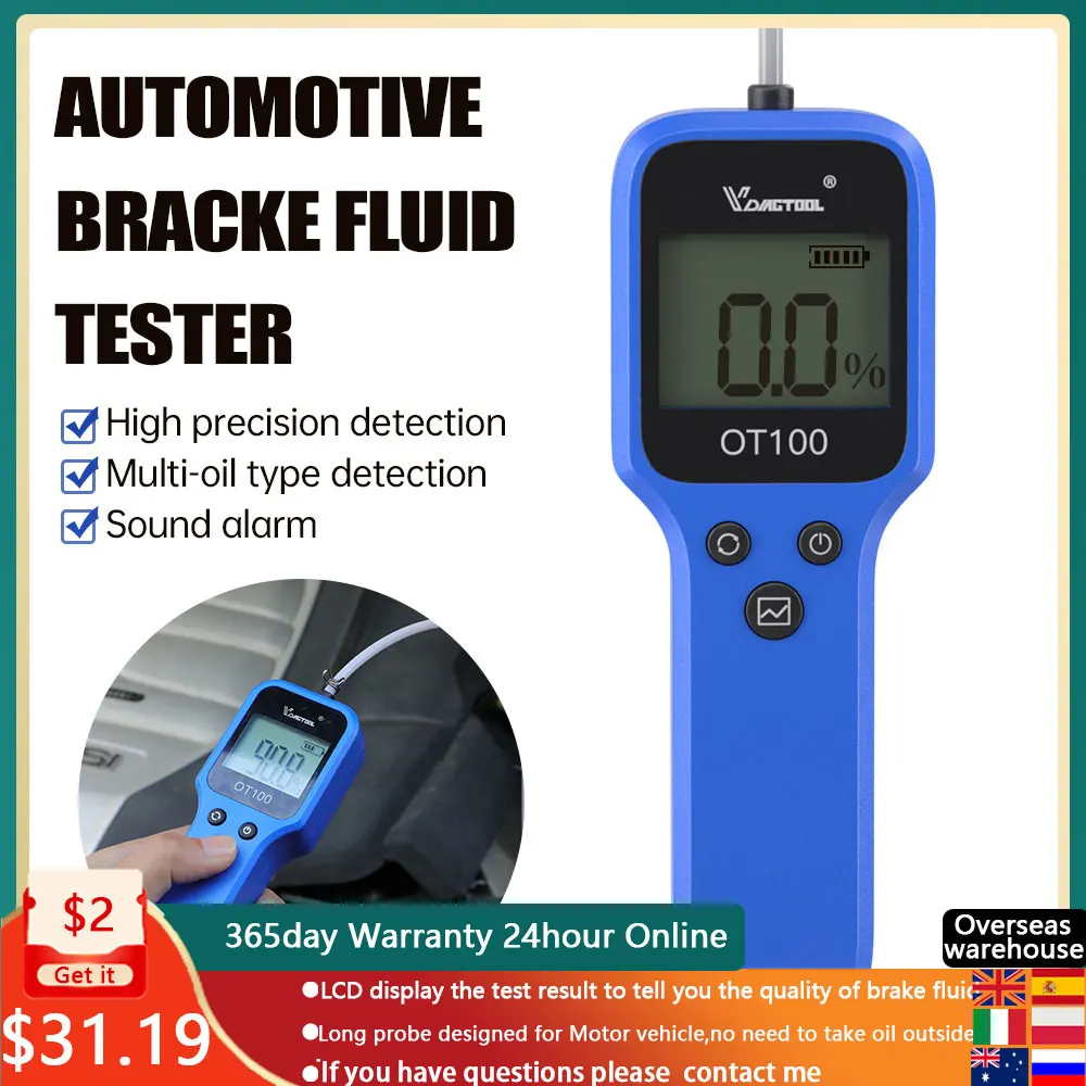 Obd2 Car Engine Oil Tester Vdiagtool Ot100 For Auto Oil Quality