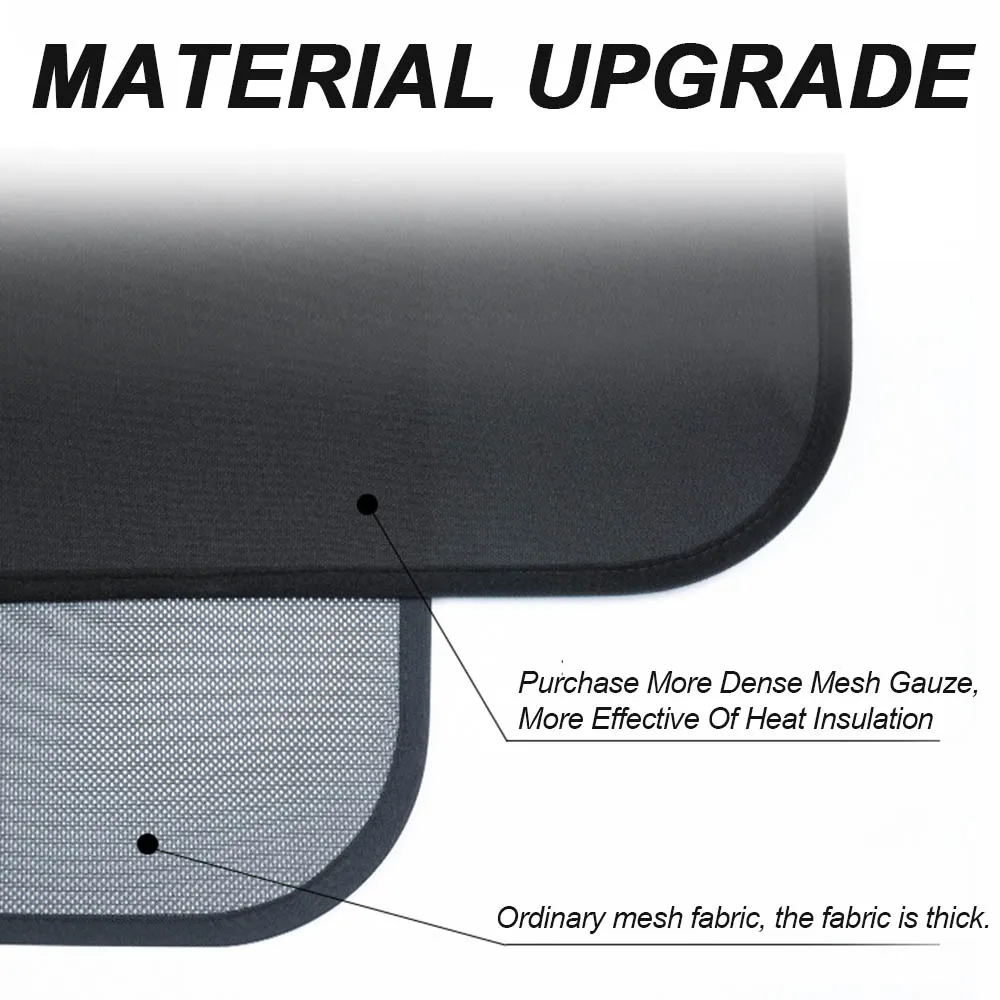 Sunroof Skylight For Tesla Model 3 Y-Split Upgrade Buckle Sunshade Sun Shades Glass Roof Front Rear Blind Shading Net