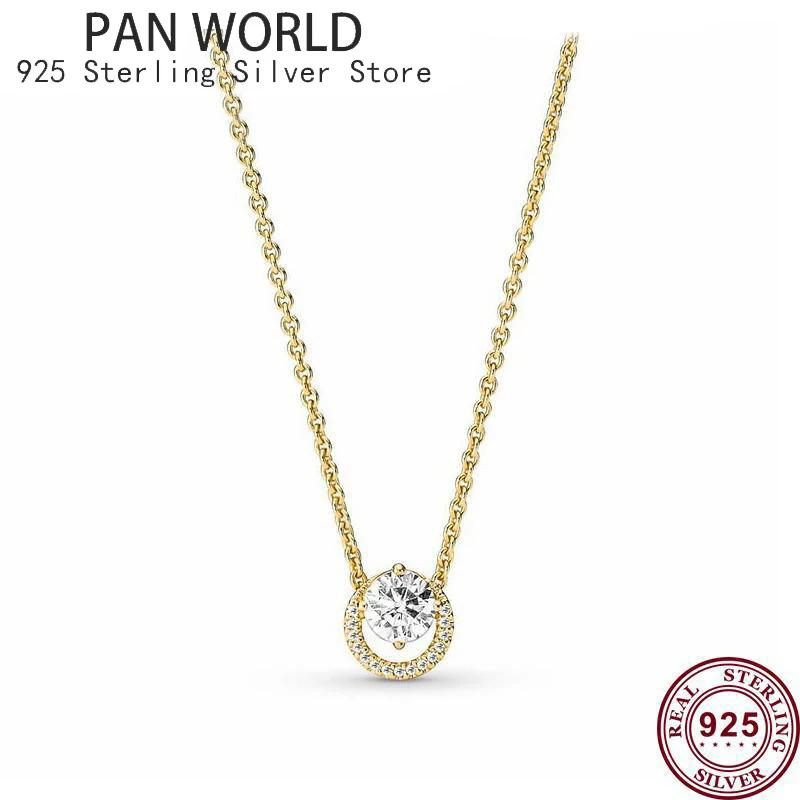 New 925 Sterling Silver Fashion Square Pansy Love Women Necklace Suitable For Wedding Gifts Couples Charm Jewelry