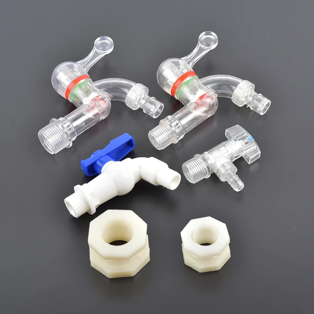 Abs 20 Mm 1/2 "Haltartály Csatlakozó Akvárium Lefolyó Csőcsövek Vízcsőszelep -Vízelvezető Sörfőzde Kiegészítők - Image 2