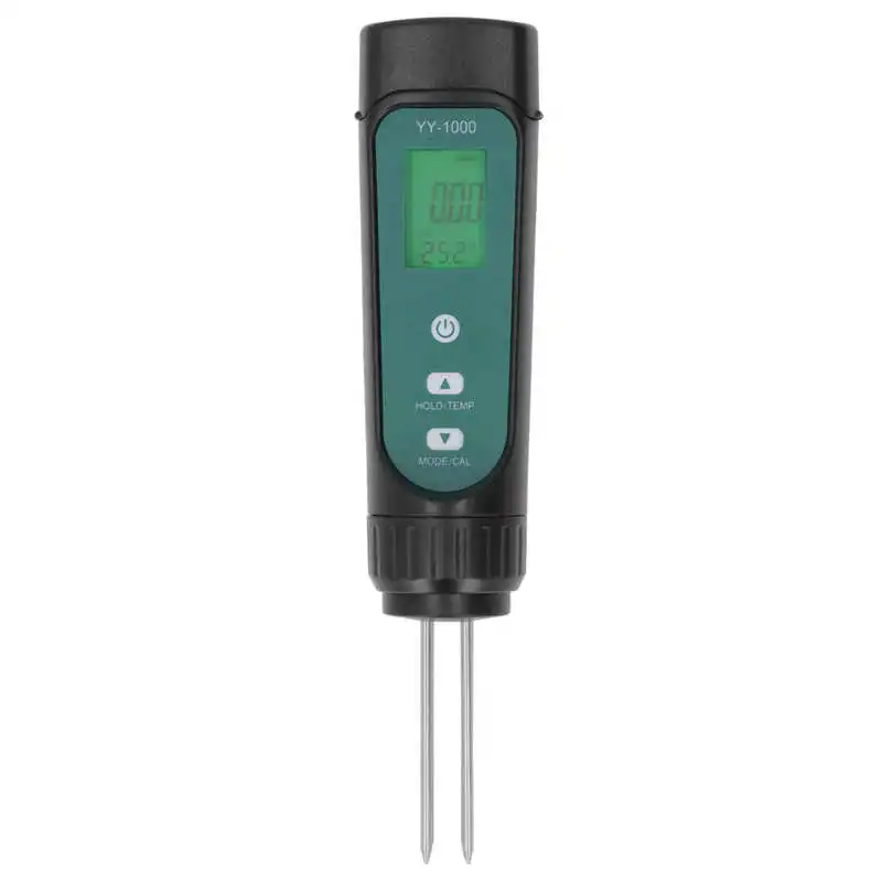 

Soil Tester Digital 3 in 1 EC Temperature Humidity Meter LED Display with Backlight for Garden Soil Meter