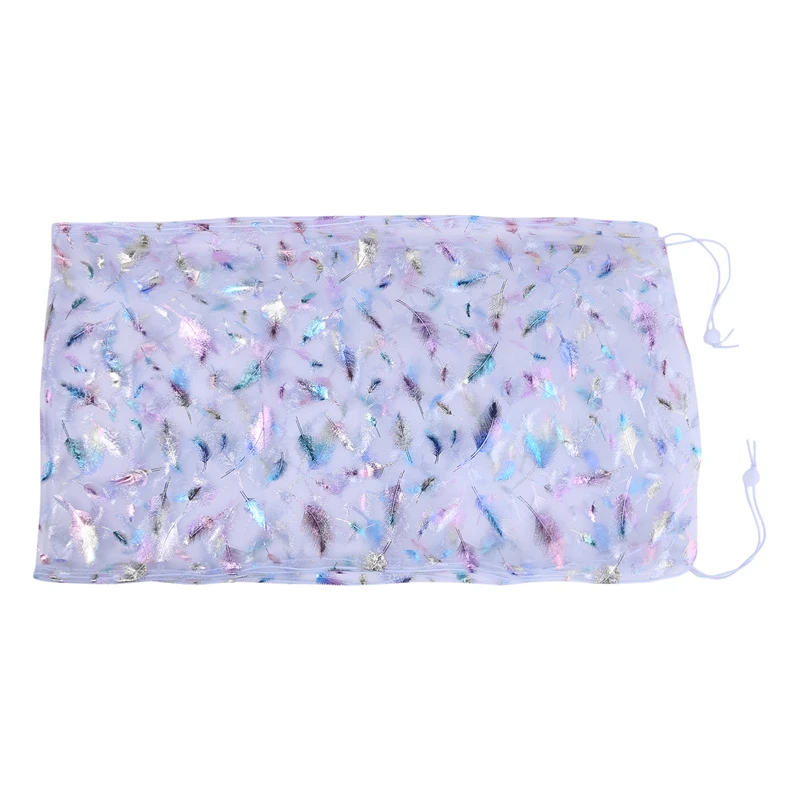 Bird Cage Cover Bird Cage Cover Dustproof Birdseed Net Seed Catcher Nylon Mesh Birdseed Net Guard Stars /Solid Color