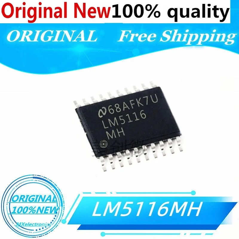 

Чип контроллера переключателя Lm5116 Lm5116mh Lm5116mhx, оригинальный чип Ic, 5 шт./комплект, новинка 100%