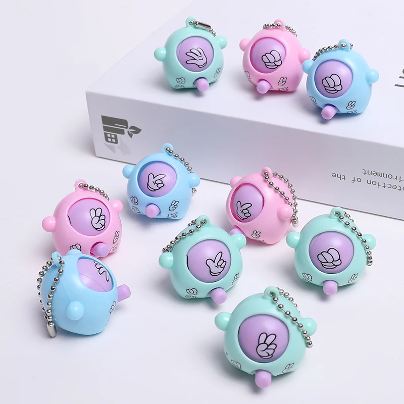 12Pcs Fun Guessing Egg Game with Keychain Kids Birthday Party Favors Pinata Fillers Toys Christmas Gift Wedding Guests Gifts