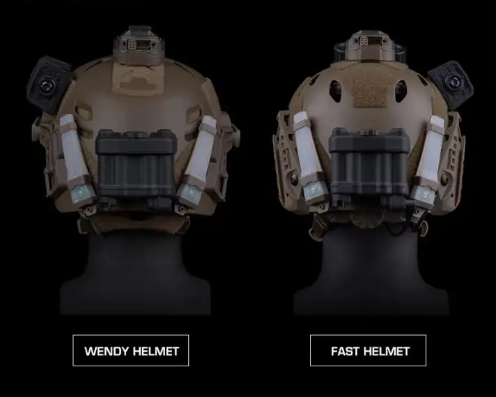 PVS31 NVG Battery Pouch Helmet Battery Storage Pouch Helmet Pack Dummy AN/PVS31 Box Model