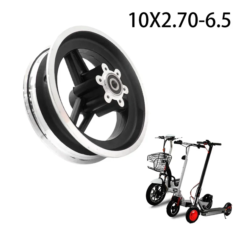 

6.5 inch Vacuum wheel hub fits Electric Scooter Balanced Scooter Matching use Tubeless Tires 10x2.70 Vacuum tyres