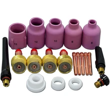 

20PCS Ceramic TIG Gas Nozzle Diameter For PTA DB SR WP 17 18 26 TIG Torch Neck, Large Diameter Gas Nozzles