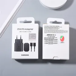 Samsung EU 25W Super Fast Charger USB Type - C Adapter - Black EU Set