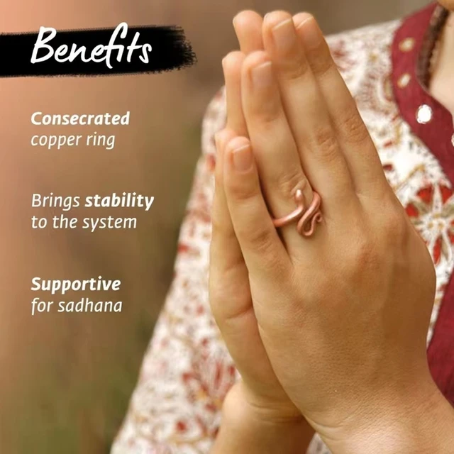 Consecrated Copper Snake Ring Pure Copper Ring Puja Ring : Amazon.in:  Jewellery