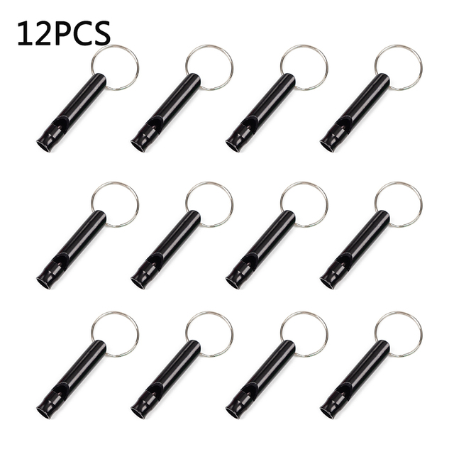 Referee Signal With Keychain Portable Loud Sound Hiking Camping Aluminum Alloy Emergency Whistle Outdoors Sports Survival