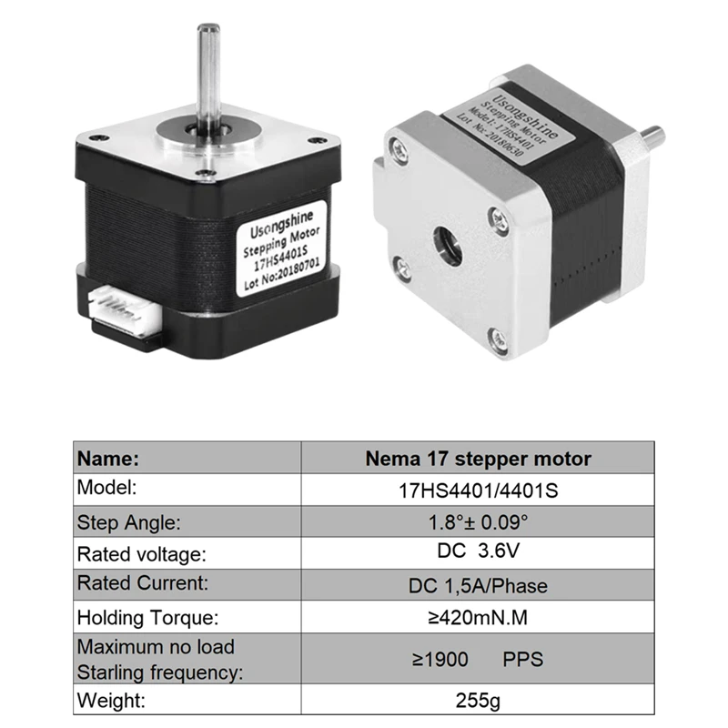 High-Torque Nema17 Stepper Motor