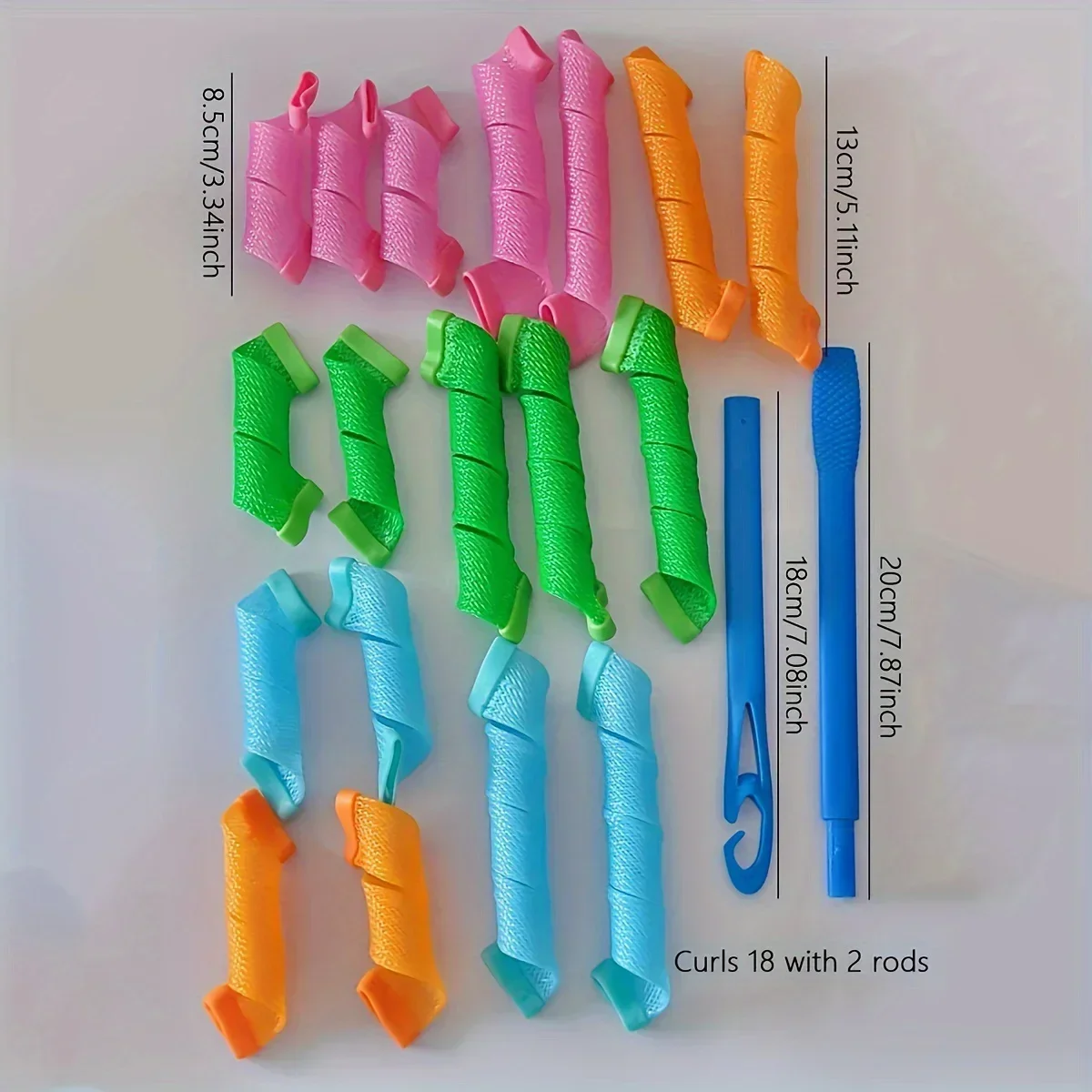 1 Set-Set Magic Hair Curler Heatless Hair Rollers Wave Formers Hairstyle Roller Sticks Curling Hair Styling Tools for Women