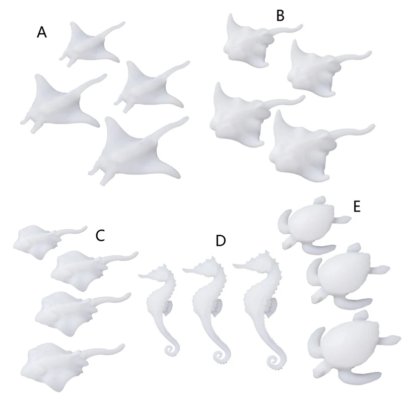 

Seahorse Fish Model Resin Filled Model Epoxy Resin Mold 3D Miniature Landscape Accessories for Craft Diy Jewelry Making