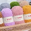 Chenille Plush Chunky Yarn for Knitting Sweater Scarf Blankets, Soft Coral Velvet Crochet Thread, DIY Bag Hat Doll, 45Color, 50g 2