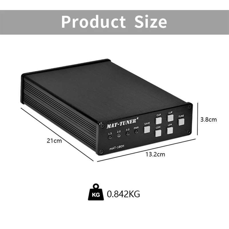 MAT-40 120W Automatic Antenna Tuner HF Radio Short Wave ICOM YAESU Kenwood