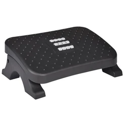 Ergonomic Non-Slip Massage Rollers Footrest for Pain Relief and Posture Correction (Black footrest)