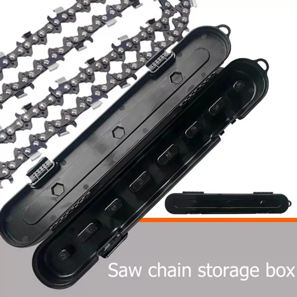 

1PC Waterproof Chainsaw Chain Storage Case 55.5x10x5cm Large Capacity Chain Locker For Chains In The Length Of 16" Or 10"