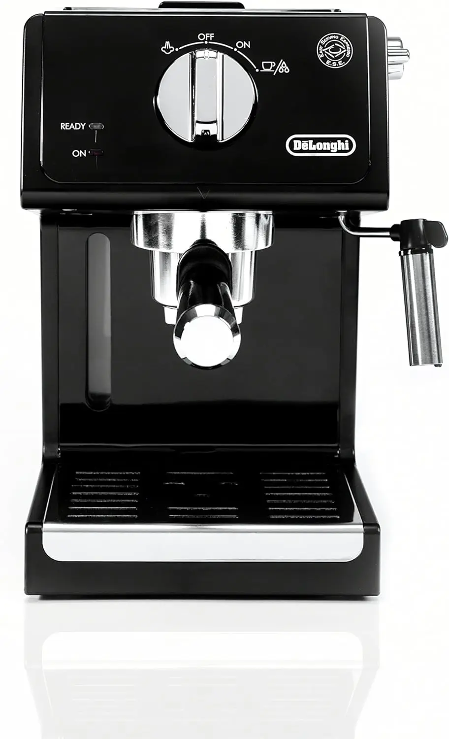 

ECP3120 15 Bar Espresso Machine with Advanced Cappuccino System, 9.6 x 7.2 x 11.9 inches, Black/Stainless Steel