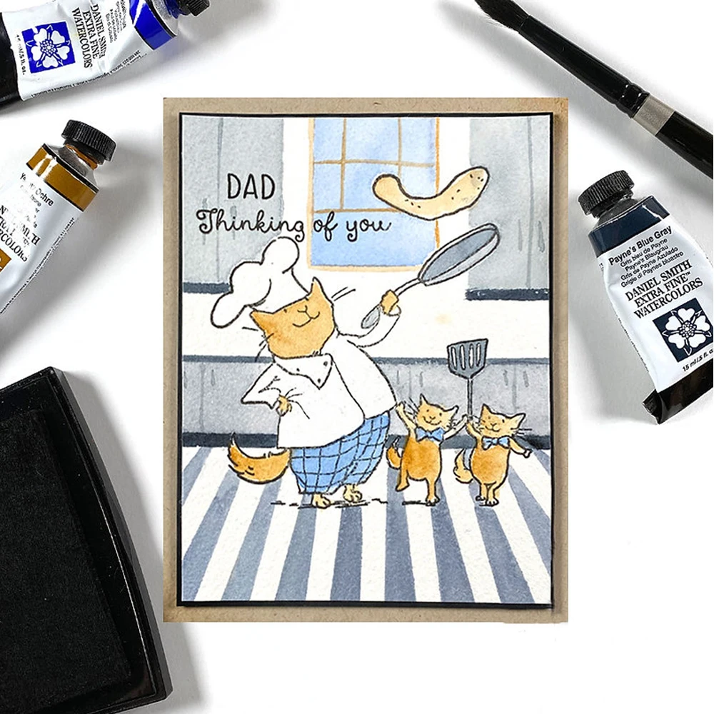 Savvy Sentiments Phrase Clear Stamp Thinking Of You Transparent Silicone Stamps for Card Making DIY Scrapbooking Embossing
