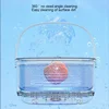 Portable Fruit Vegetable Sonic Wave Cleaning Machine Large Capacity Double Layer Washing Drainage Residues Purifier Basket 3