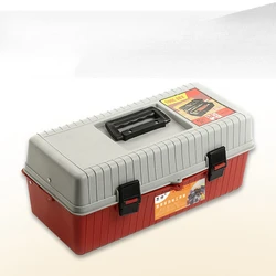 Suitcase Tool Box Professional Tool Storage Box Parts Organizer Waterproof Plastic 3-tier Tools Kit Flight Case Accessories