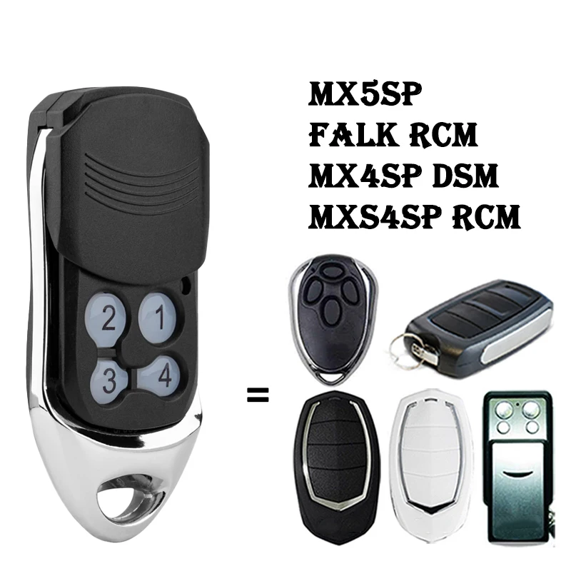 

For MOTORLINE Remote Control FALK RCM MX4SP DSM MXS4SP RCM MX5SP Garage Door / Gate Remote Control 433.92MHz Rolling Code 433MHz