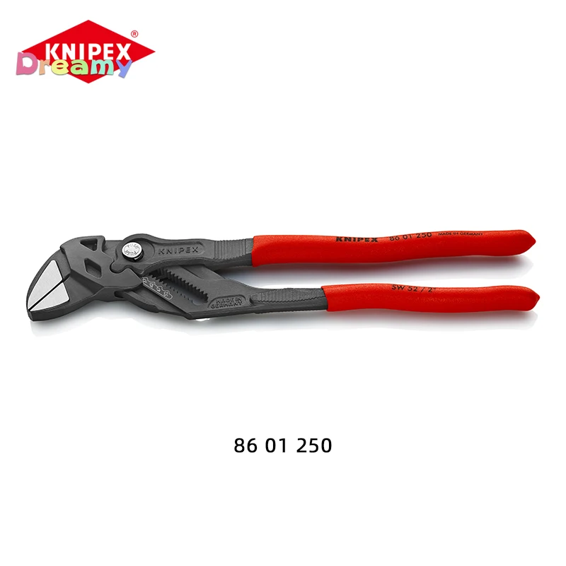 Knipex-ツールプライヤーレンチ,黒仕上げ,8601250および10インチ,8602250圧力レンチ,調整可能なスペイン語レンチ,250mm, 8603250 AliExpress