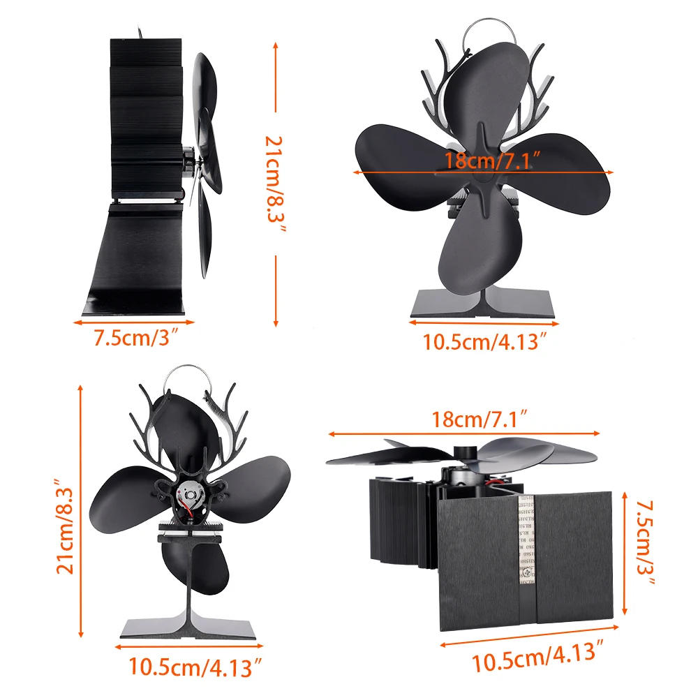 Рисунок 4 - Черный телефон, 4 лопасти