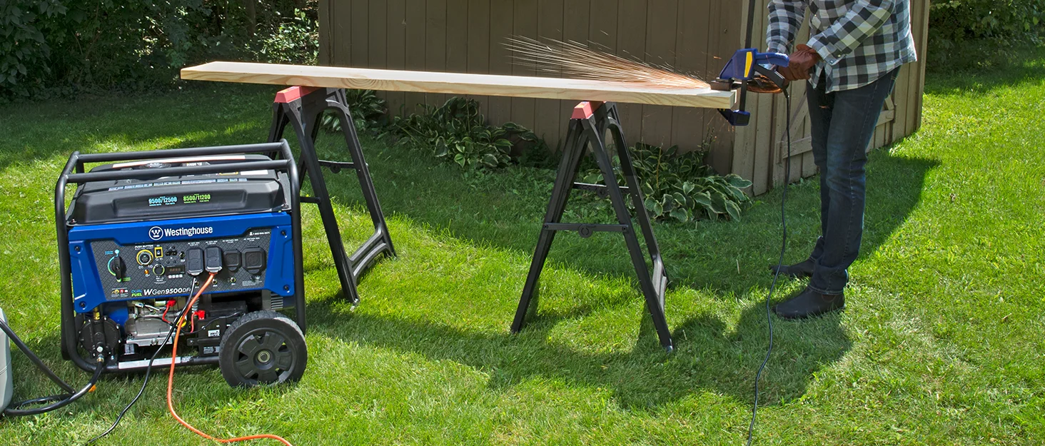 Description Picture 2 of item12500 Watt Dual Fuel Home Backup Portable Generator, Remote Electric Start, Transfer Switch Ready, Gas and Propane