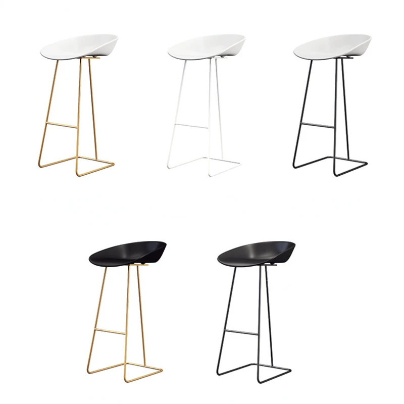 

Простой скандинавский барный стул, кухонные высокие стулья, железные современные офисные обеденные стулья, креативный барный стул, мебель для гостиной, дома, бара