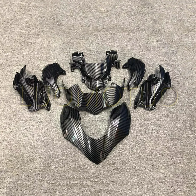 

Carbon Fiber Paint Motorcycle Hood Kit Side Panel Fairing Fit For Kawasaki Z900 Z 900 2017-2019
