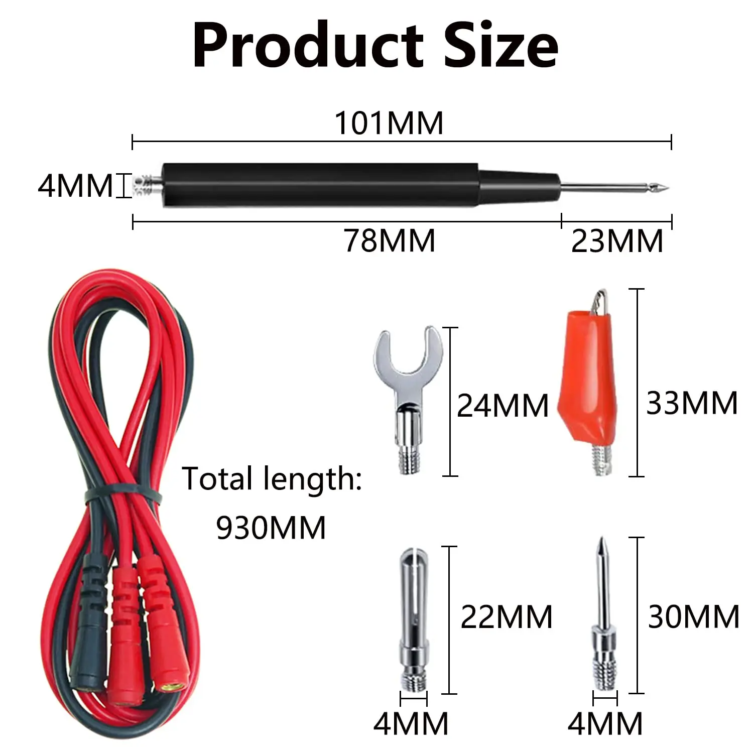 16-in-1 Multimeter Test Leads Kit Replaceable Silicone Jumper Wires with Electronical Alligator Clips Probes Banana Plug multimeter test leads kit