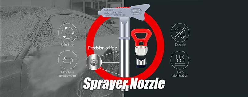 Tavants De Buse De Pulvérisation De La Rondelle Pression TIPS Haute