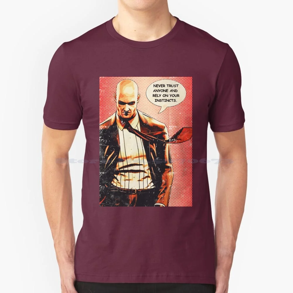 Hitman Agent 47 / Best Seller Design For Fans T Shirt 100% Cotton Tee Games Fan Gaming Hitman Agent 47 Agent Hitman Agent 47