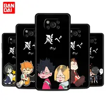 

Haikyuu Characters Manga Fly Case for Xiaomi Mi Poco X3 NFC F3 Redmi Note 9s 9 9A 9C 8 10 11 9T 8T 10T K40 Pro Plus Thin Cover