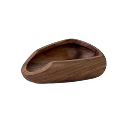 Sleek Wooden Coffee Bean Tray with Black Sprayer - Ideal (Black Walnut Cup)