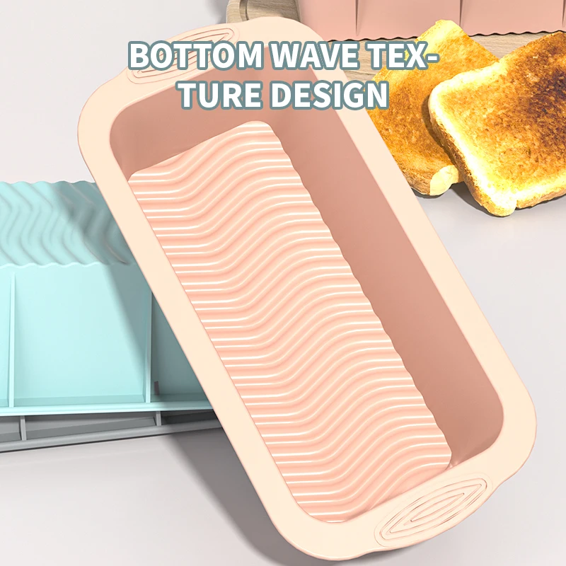 1Pc Loaf Pan Silicone Baking Bread Pan Non-Stick Bakeware Oven
