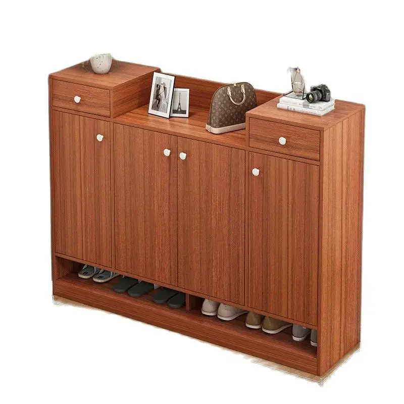 Description Picture 2 of itemShoe cabinet S38 solid wood color home entrance corridor modern storage economical small apartment