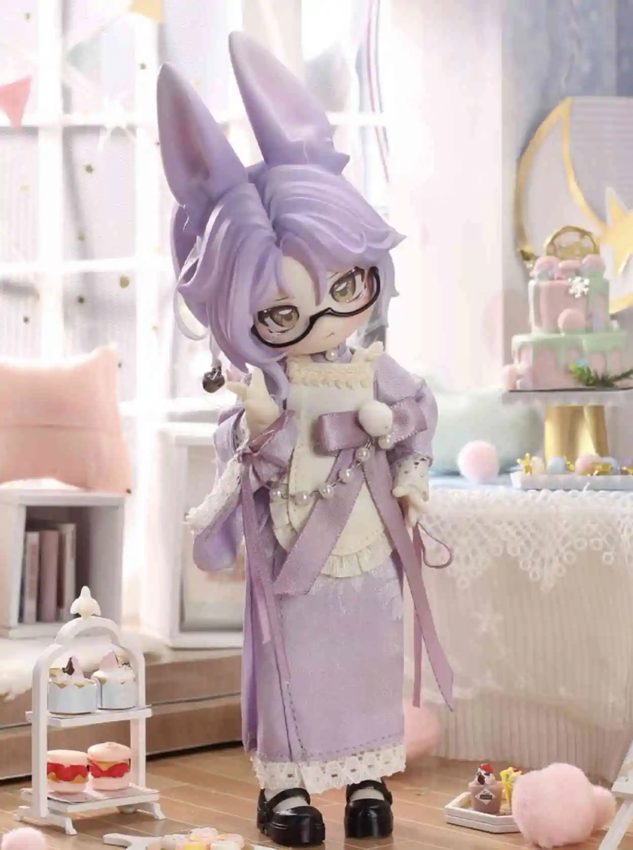 Instock New Inedible Doll 1/12 Bjd Moon Time Bunny Series