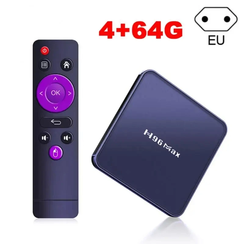 H96 MAX V12 Smart TV Box Android 12 4GB 64GB 32GB Rockchip RK3318 Support 1080p 4K Youtube H96MAX Media Player Set top box 2G16G